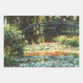 Brug over de waterlieveling door Claude Monet Inpakpapier Vel (Voorkant)
