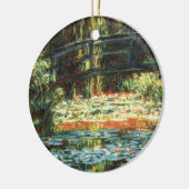 Brug over de waterlieveling door Claude Monet Keramisch Ornament (Links)