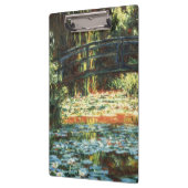 Brug over de waterlieveling door Claude Monet Klembord (Links)