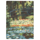 Brug over de waterlieveling door Claude Monet Klembord (Achterkant)