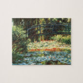 Brug over de waterlieveling door Claude Monet Legpuzzel (Horizontaal)