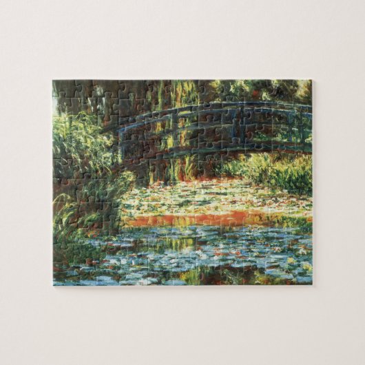 Brug over de waterlieveling door Claude Monet Legpuzzel (Horizontaal)