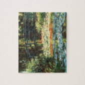 Brug over de waterlieveling door Claude Monet Legpuzzel (Verticaal)