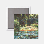 Brug over de waterlieveling door Claude Monet Magneet (Voorkant / Achterkant)