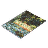 Brug over de waterlieveling door Claude Monet Notitieboek (Linkerzijde)