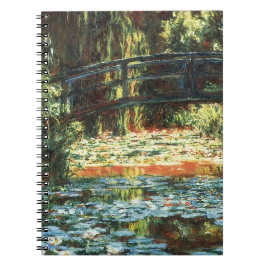 Brug over de waterlieveling door Claude Monet Notitieboek (Voorkant)