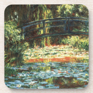 Brug over de waterlieveling door Claude Monet Onderzetter