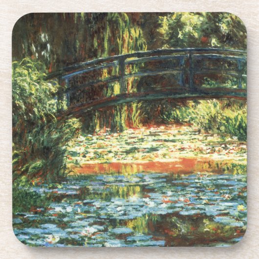 Brug over de waterlieveling door Claude Monet Onderzetter (Voorkant)