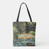Brug over de waterlieveling door Claude Monet Tote Bag (Achterkant)