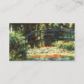 Brug over de waterLily Pond door Claude Monet Visitekaartje (Achterkant)