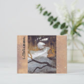 Brug over een bevroren stroom door Alexandra Cook Briefkaart (Staand voorkant)