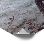 Brug over een bevroren stroom door Alexandra Cook Poster (Hoek)