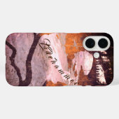 Brug over een bevroren stroom in Lillehammer, Noor Case-Mate iPhone Case (Achterkant (horizontaal))
