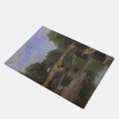 Brug over een rivier (door Santiago Rusiñol) Deurmat (Schuin)