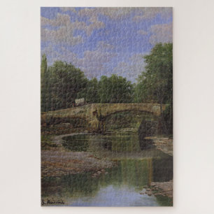 Brug over een rivier in Spanje (door Santiago Rusi Legpuzzel