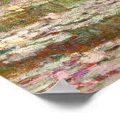 Brug over een waterkant poster (Hoek)