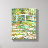 Brug over een waterkant van Claude Monet Canvas Afdruk (Voorkant)