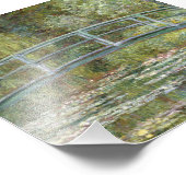 Brug over een waterkant van Claude Monet Foto Afdruk (Hoek)