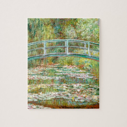 Brug over een waterkant van Claude Monet Legpuzzel (Verticaal)