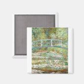 Brug over een waterkant van Claude Monet Magneet (Voorkant / Achterkant)
