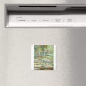 Brug over een waterkant van Claude Monet Magneet (Insitu (Vaatwasser))