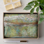 Brug over een waterkant van Claude Monet Tissuepapier (Geschenk)