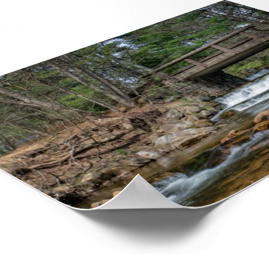 Brug over heikory run poster (Hoek)