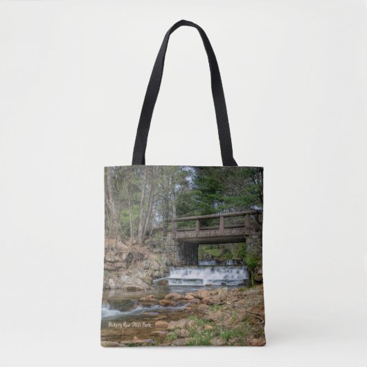 Brug over heikory run tote bag (Voorkant)