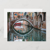 Brug over het kanaal van Venetië Briefkaart (Voorkant / Achterkant)