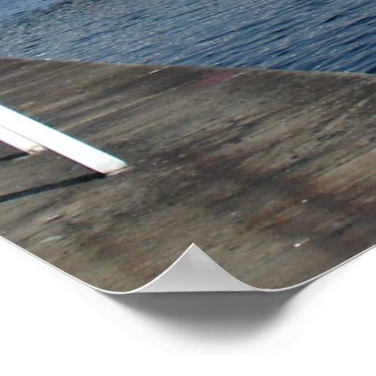 Brug over het Poster Dublin Ireland (Hoek)