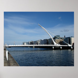 Brug over het Poster Dublin Ireland
