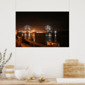 Brug over het Poster van de Savannah (Keuken)