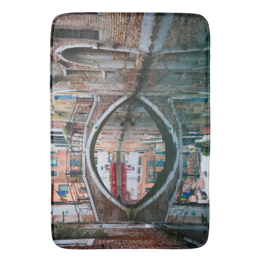 Brug over het Venetiaans kanaal Badmat (Voorkant Verticaal)