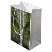 Brug over het watervallandschap medium cadeauzakje (Voorkant Gekanteld)