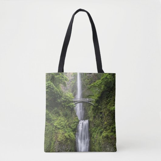 Brug over het watervallandschap tote bag (Voorkant)