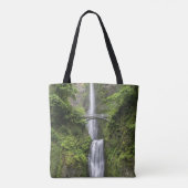 Brug over het watervallandschap tote bag (Achterkant)