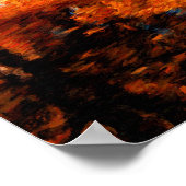 Brug over naherfstwater poster (Hoek)