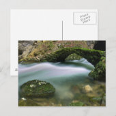 Brug over onbezonnen water briefkaart (Voorkant / Achterkant)