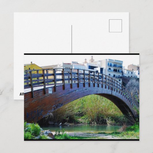 Brug over Riba-roja de Túria Briefkaart (Voorkant / Achterkant)