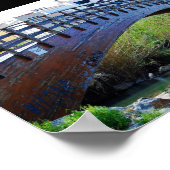 Brug over Riba-roja de Túria Poster (Hoek)