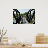Brug over rivier de Kwai bij de Dodenspoorlijn Poster (Keuken)