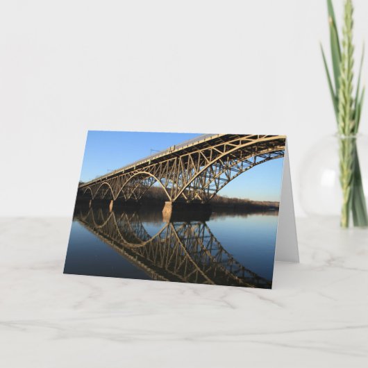 Brug over Rivier Schuylkill Kaart (Voorkant)