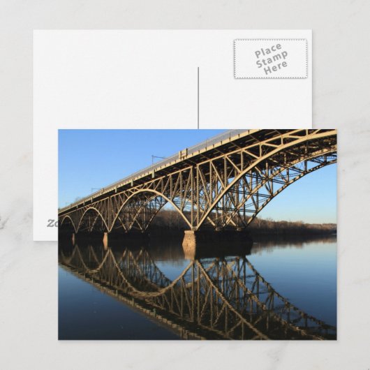 Brug over Schuylkill Briefkaart (Voorkant / Achterkant)