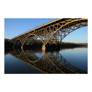 Brug over Schuylkill Poster