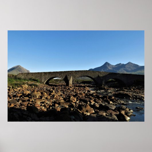 Brug over Sligachan Poster (Voorkant)