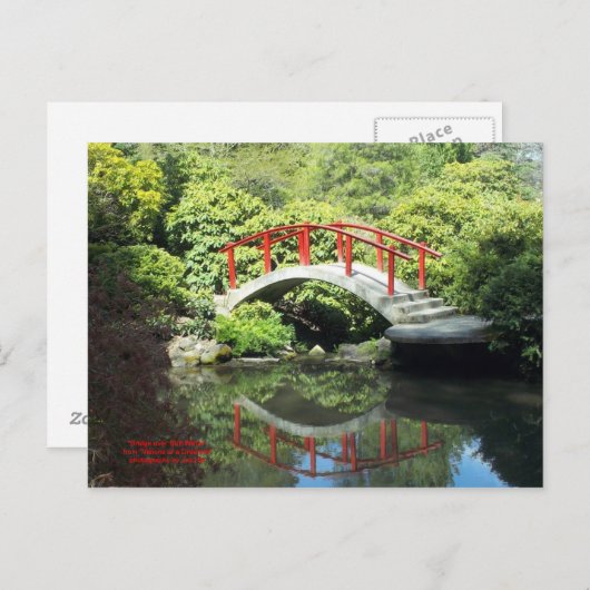 Brug over stilwater briefkaart (Voorkant / Achterkant)