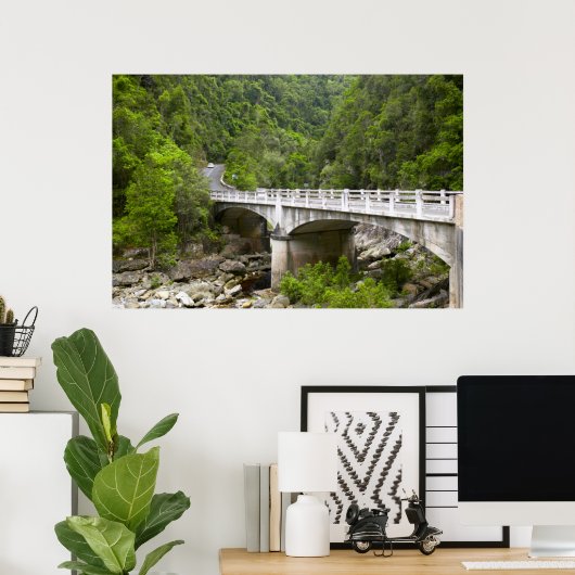 Brug over Stream, Nationaal Park Tsitsikamma Poster (Thuiskantoor)