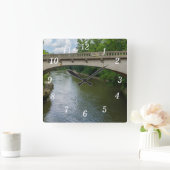 Brug over Sugar Creek wandklok (Huis)
