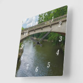 Brug over Sugar Creek wandklok (Hoek)