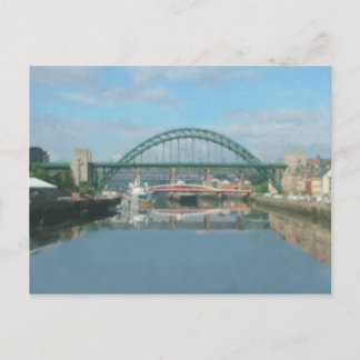 brug over tyne ( daglicht ) briefkaart